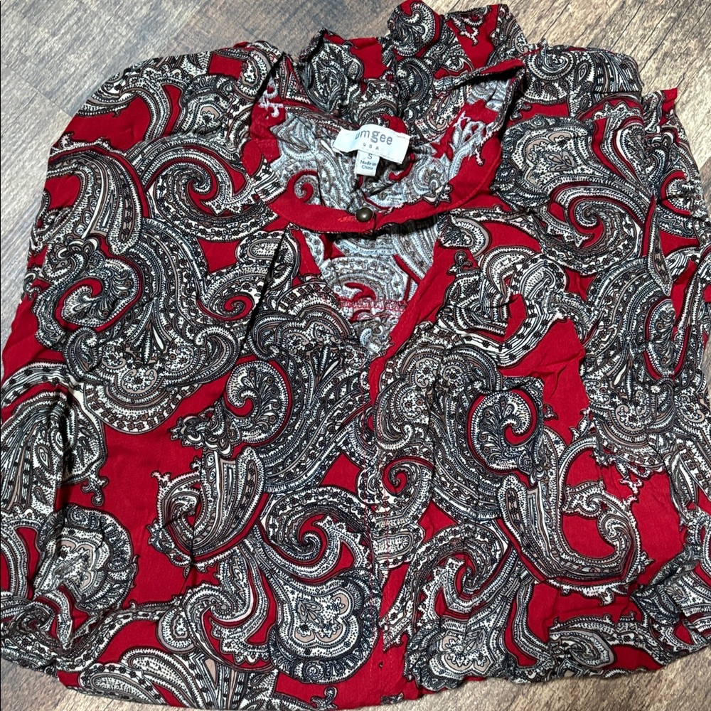 Umgee Paisley Shift Dress size S
